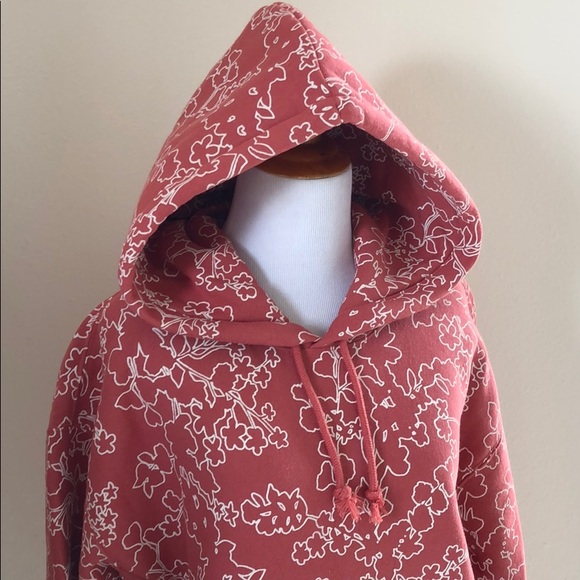 New Champion reverse weave floral print hoodie rare - Picture 6 of 9